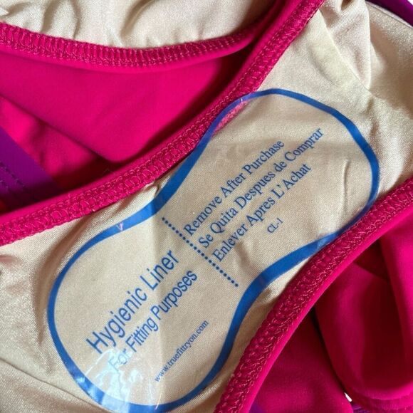 Cala Ossidiana Luxury Designer Pink Purple Strappy Bikini Bottom NWT US L - Picture 3 of 11